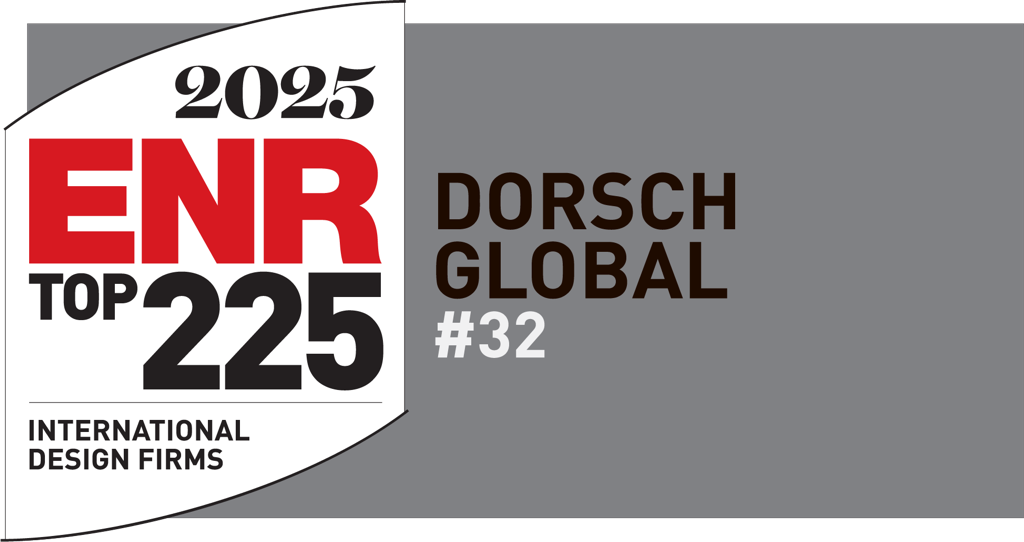 Dorsch Global is #32 in the ENR Top 225 International Design Firms 2025