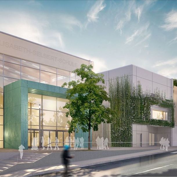 Entrance of Elisabeth Selbert School