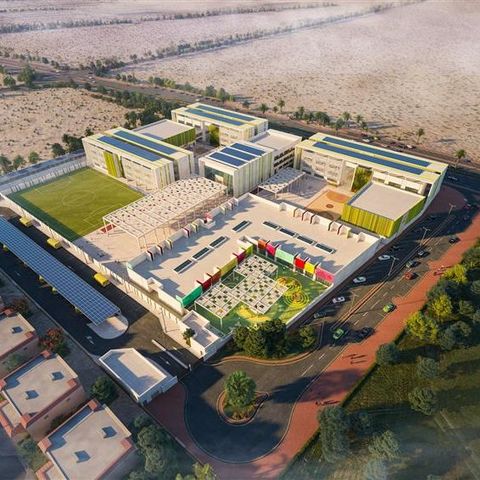 Aerial view of Meydan School