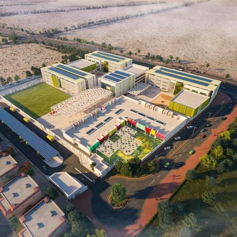 Aerial view of Meydan School