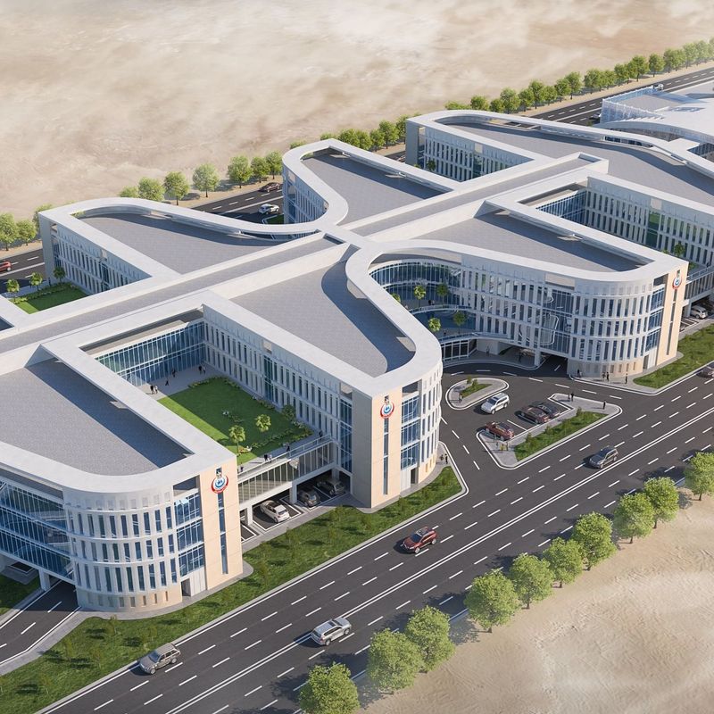 uez Medical Complex – Aerial View of the Complex
